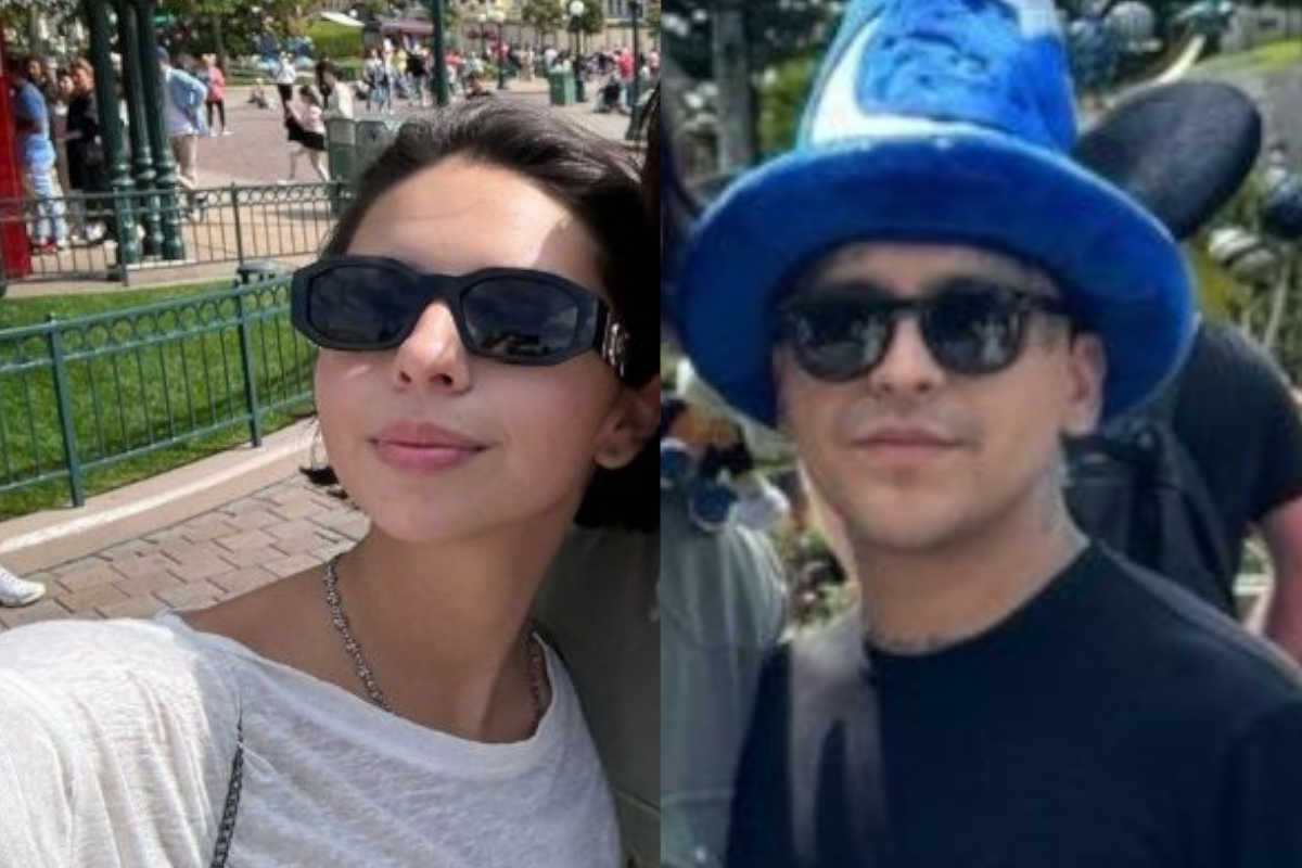 Ángela Aguilar y Christian Nodal disfrutan su amor en Disney París