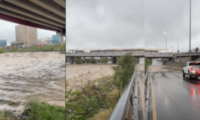 Desbordamiento del río Santa Catarina en Monterrey provoca cierres viales