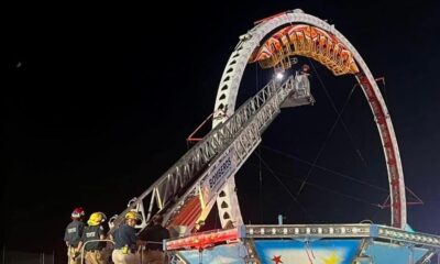 Cinco Personas Rescatadas de un Juego Mecánico en la Feria de Ocotlán, Jalisco